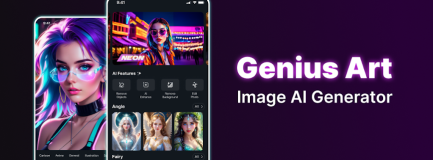 Genius Art: Image AI Generator Mod apk 1.3.220250506 (Remove ads)(Unlocked)(Pro)(Mod Menu)