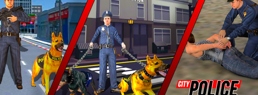 City Police Dog 3D Simulator Mod apk (Unlimited money)  –