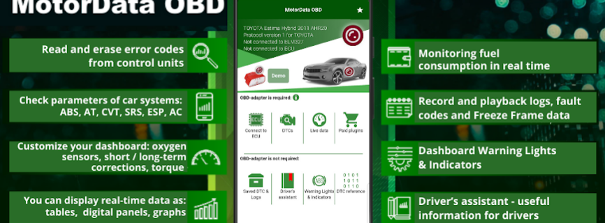 MotorData OBD2 ELM car scanner Mod apk (Premium)