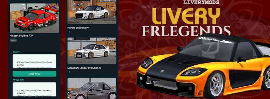 Skin FRLegends Livery Mod Mod apk (Remove ads)(Mod speed)