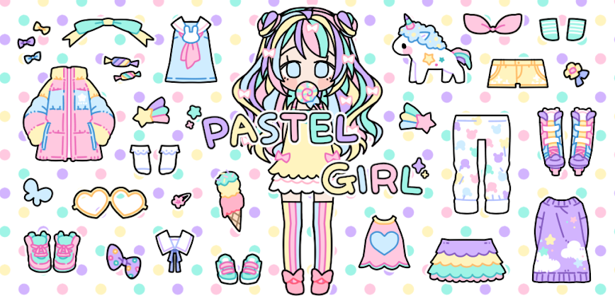 Pastel Girl : Dress Up Game Mod APK(Free Purchase)