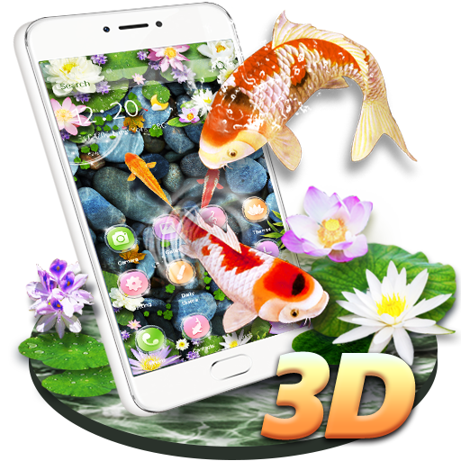 Koi Fish Aquarium 3D Theme Mod APK