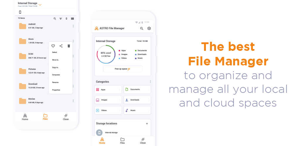 ASTRO File Manager & Cleaner Mod APK (For Android )