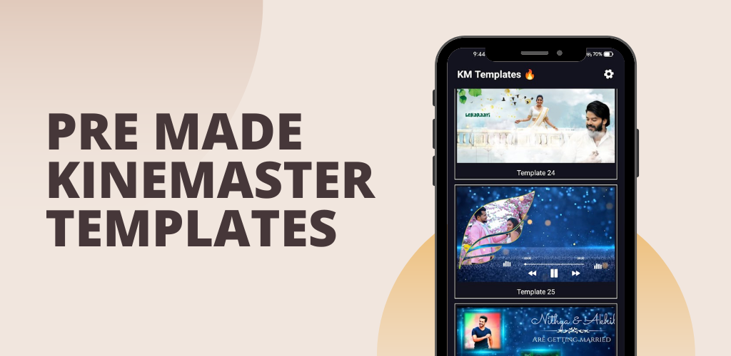 Kinemaster Templates Mod APK (Premium Unlocked)